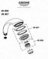 GROHE RECAMBIO ROCIADOR DUCHA